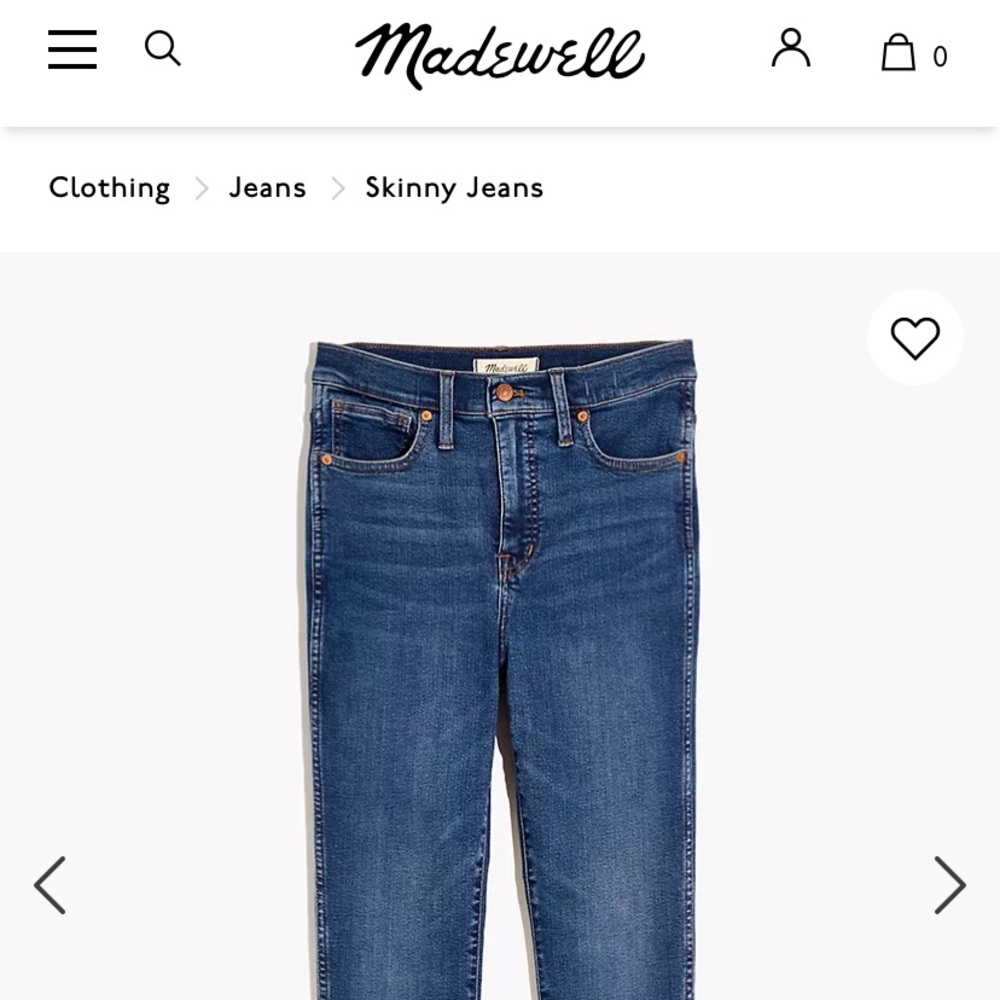 Madewell High-Rise Skinny Jeans
